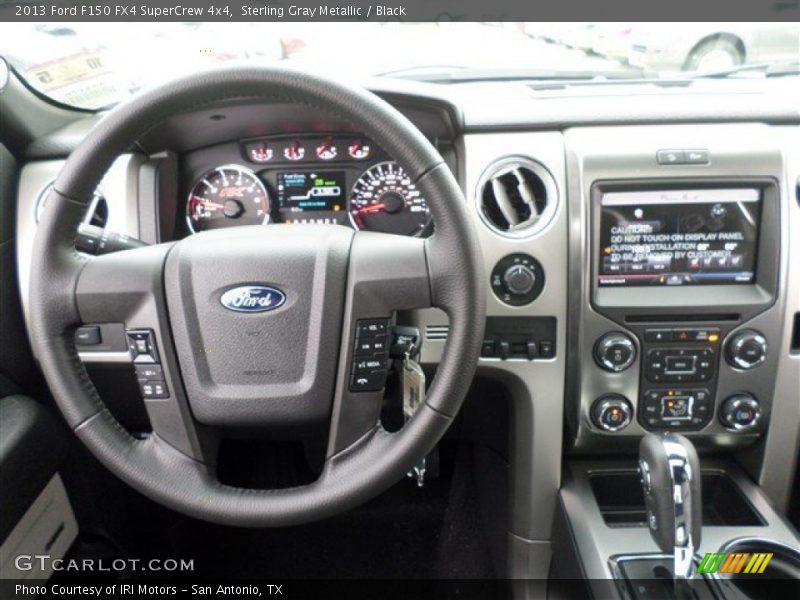 Sterling Gray Metallic / Black 2013 Ford F150 FX4 SuperCrew 4x4