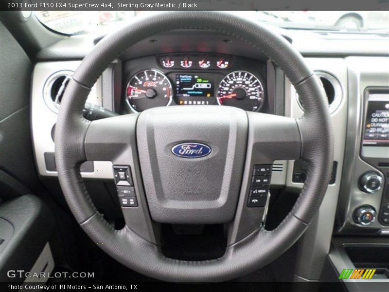 Sterling Gray Metallic / Black 2013 Ford F150 FX4 SuperCrew 4x4