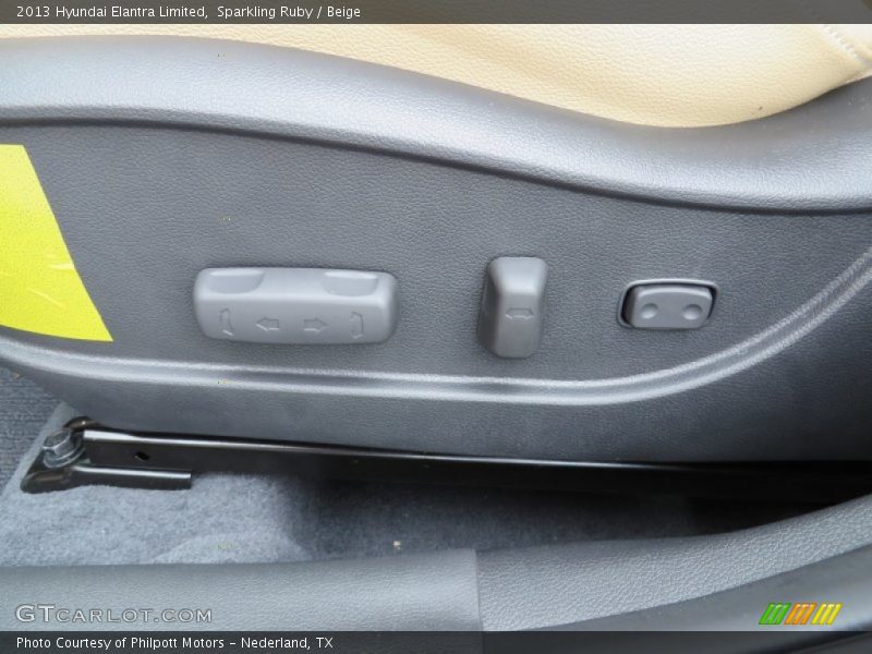Sparkling Ruby / Beige 2013 Hyundai Elantra Limited