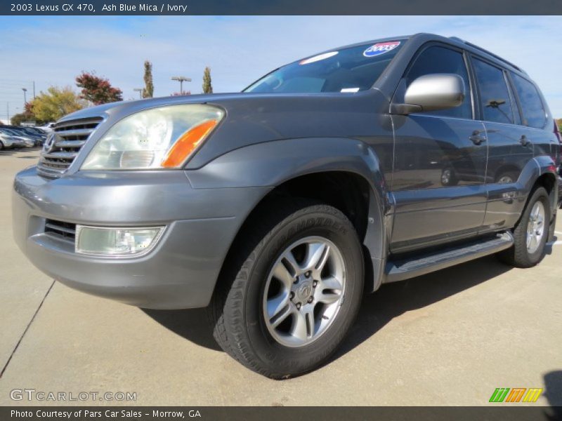 Ash Blue Mica / Ivory 2003 Lexus GX 470