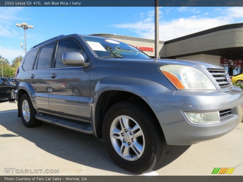 Ash Blue Mica / Ivory 2003 Lexus GX 470