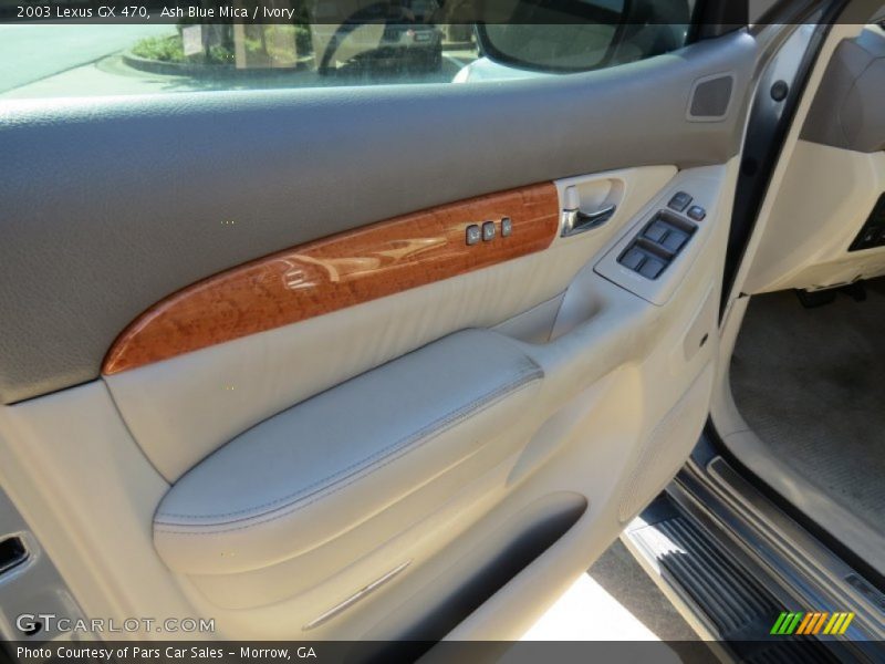 Ash Blue Mica / Ivory 2003 Lexus GX 470