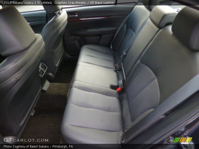 Graphite Gray Metallic / Off Black Leather 2013 Subaru Legacy 2.5i Limited