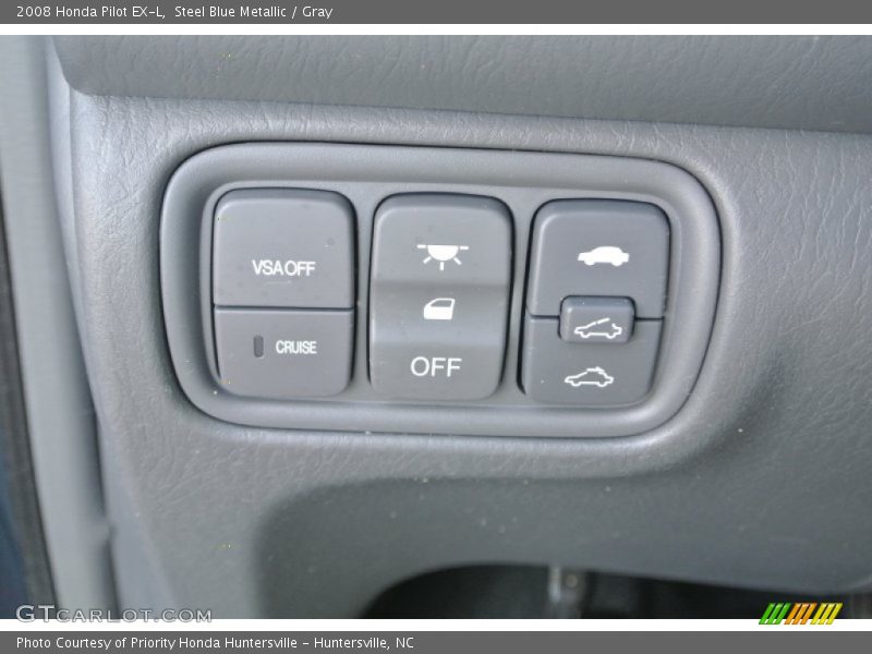 Steel Blue Metallic / Gray 2008 Honda Pilot EX-L
