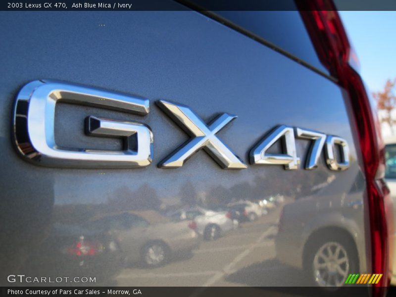 Ash Blue Mica / Ivory 2003 Lexus GX 470