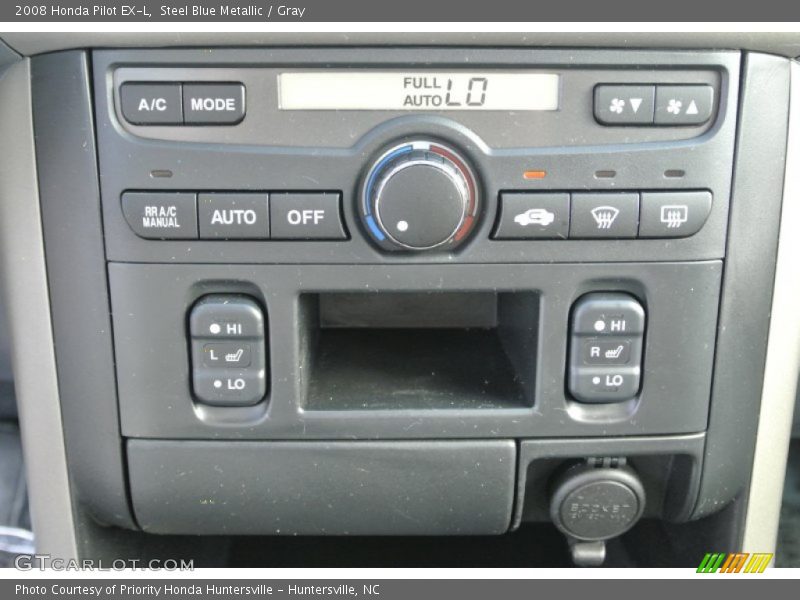 Steel Blue Metallic / Gray 2008 Honda Pilot EX-L