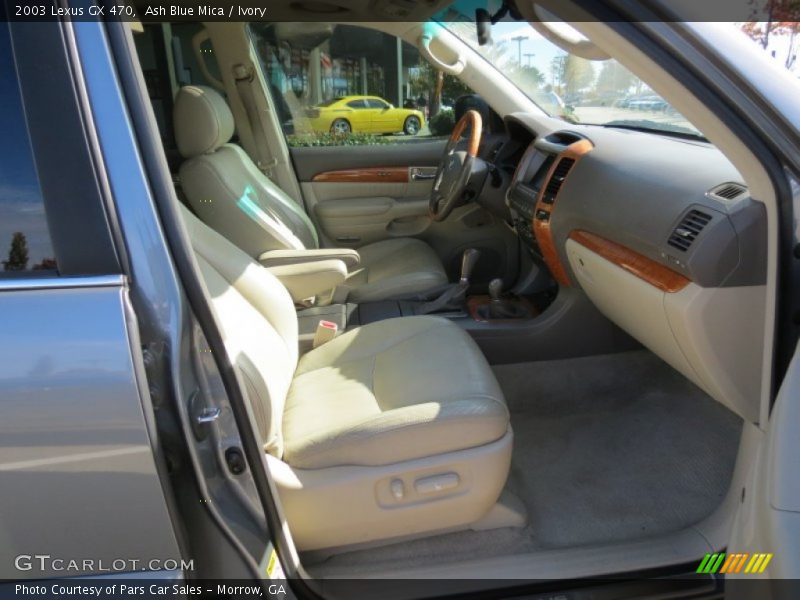 Ash Blue Mica / Ivory 2003 Lexus GX 470