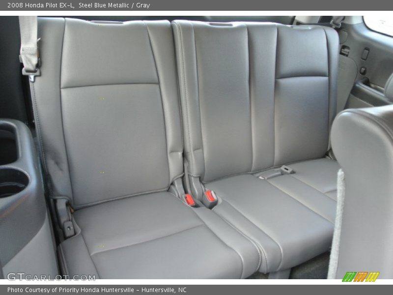 Steel Blue Metallic / Gray 2008 Honda Pilot EX-L