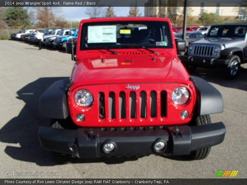 Flame Red / Black 2014 Jeep Wrangler Sport 4x4