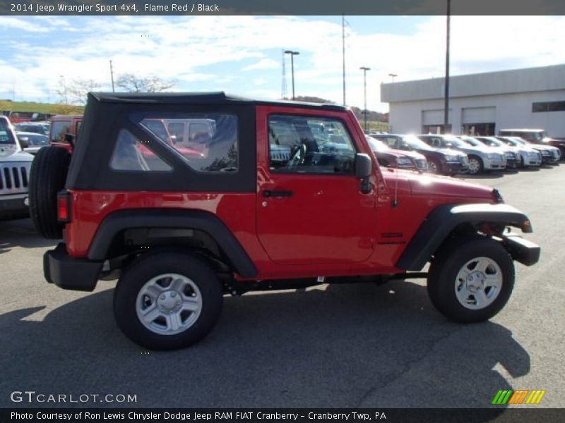 Flame Red / Black 2014 Jeep Wrangler Sport 4x4