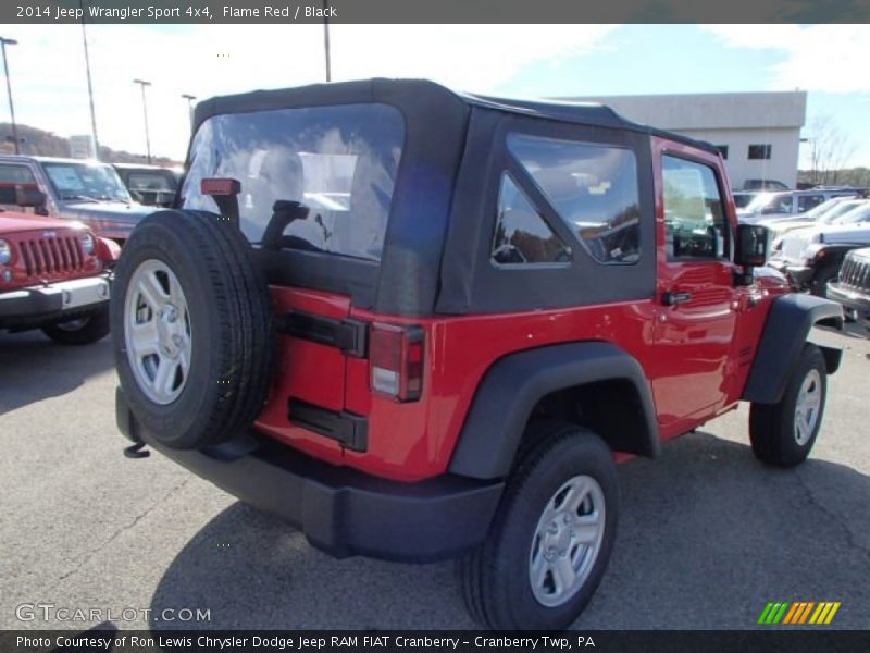 Flame Red / Black 2014 Jeep Wrangler Sport 4x4