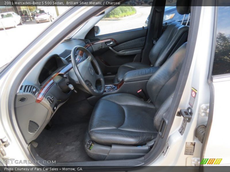 Brilliant Silver Metallic / Charcoal 2001 Mercedes-Benz S 500 Sedan
