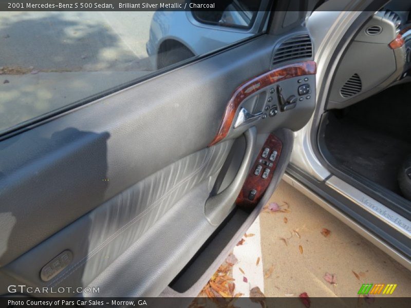 Brilliant Silver Metallic / Charcoal 2001 Mercedes-Benz S 500 Sedan
