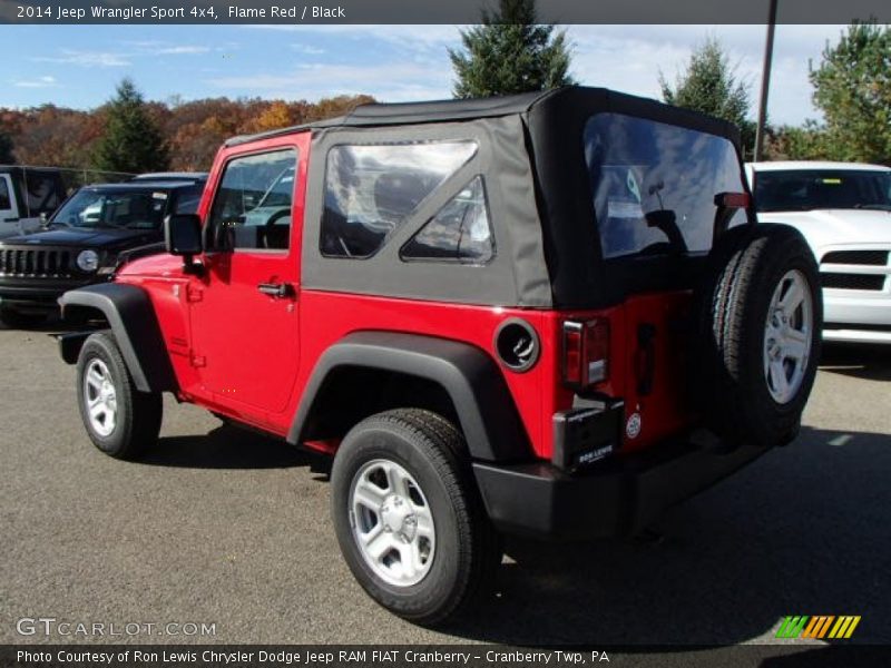Flame Red / Black 2014 Jeep Wrangler Sport 4x4