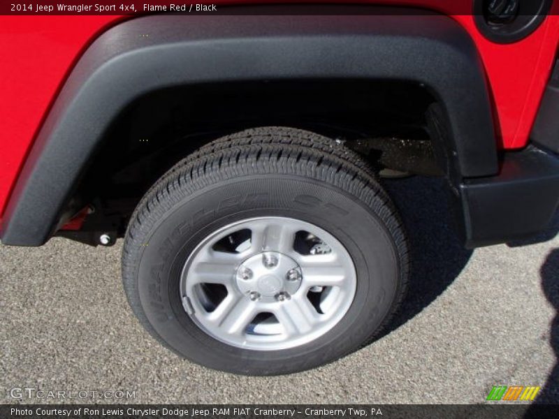Flame Red / Black 2014 Jeep Wrangler Sport 4x4