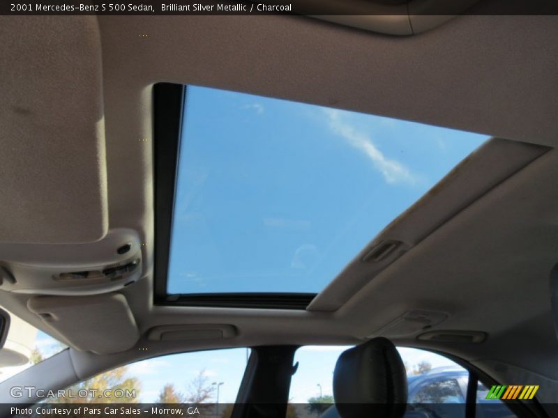 Brilliant Silver Metallic / Charcoal 2001 Mercedes-Benz S 500 Sedan