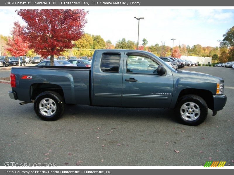 Blue Granite Metallic / Ebony 2009 Chevrolet Silverado 1500 LT Extended Cab