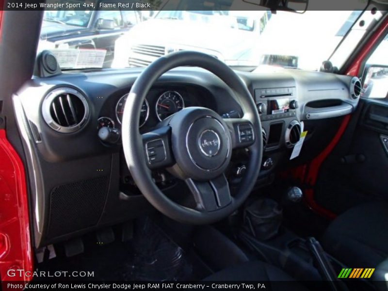 Flame Red / Black 2014 Jeep Wrangler Sport 4x4