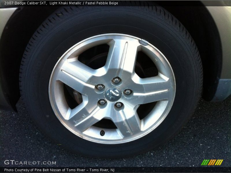 Light Khaki Metallic / Pastel Pebble Beige 2007 Dodge Caliber SXT