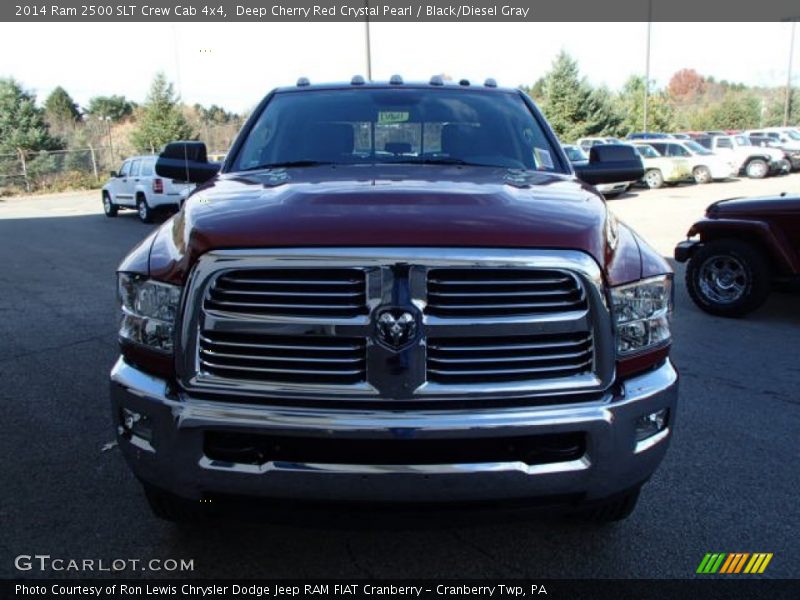 Deep Cherry Red Crystal Pearl / Black/Diesel Gray 2014 Ram 2500 SLT Crew Cab 4x4