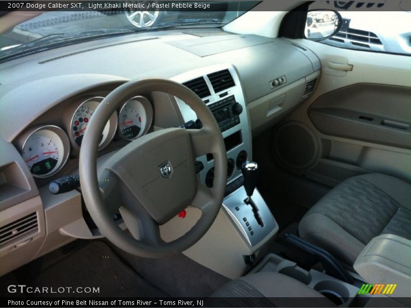 Light Khaki Metallic / Pastel Pebble Beige 2007 Dodge Caliber SXT