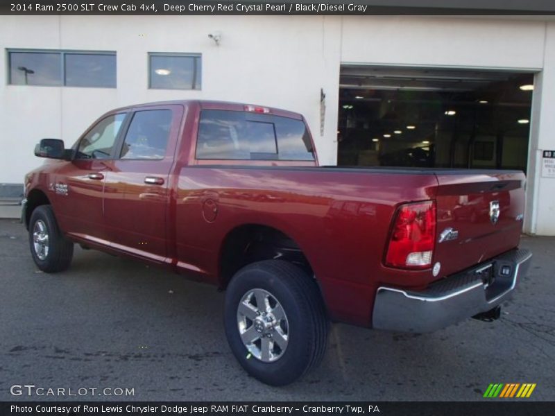 Deep Cherry Red Crystal Pearl / Black/Diesel Gray 2014 Ram 2500 SLT Crew Cab 4x4