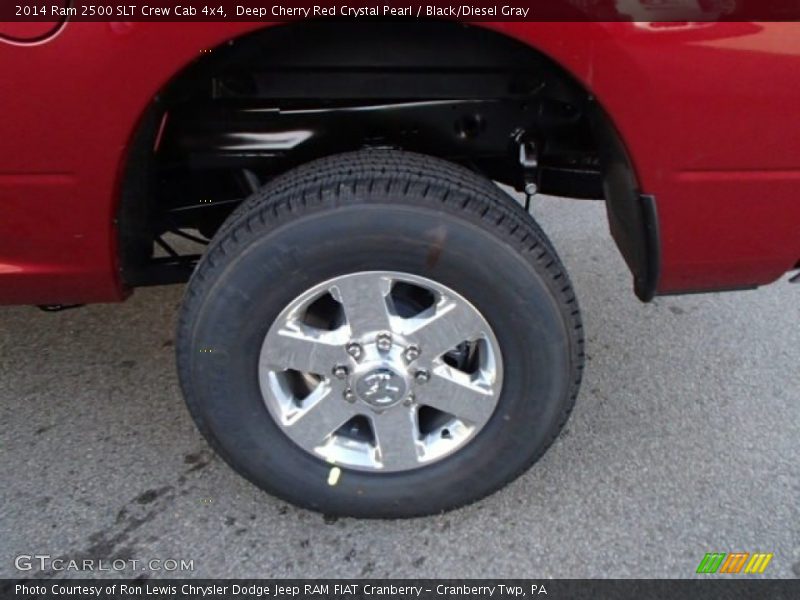 Deep Cherry Red Crystal Pearl / Black/Diesel Gray 2014 Ram 2500 SLT Crew Cab 4x4
