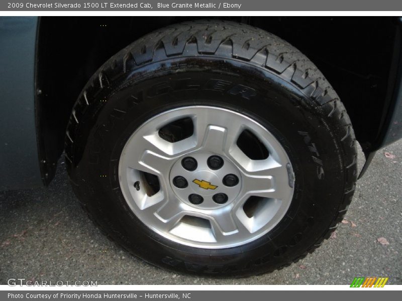 Blue Granite Metallic / Ebony 2009 Chevrolet Silverado 1500 LT Extended Cab