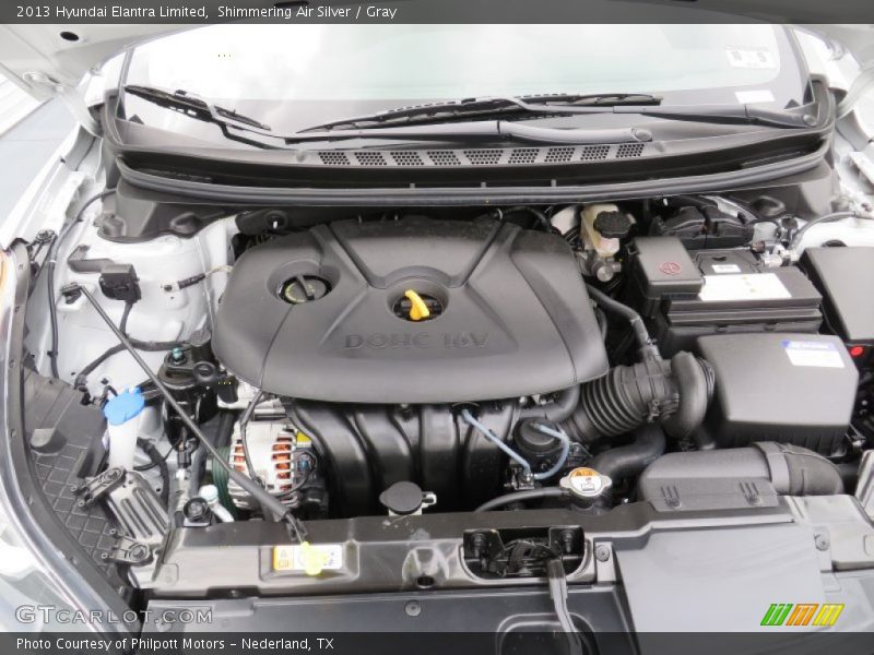 Shimmering Air Silver / Gray 2013 Hyundai Elantra Limited