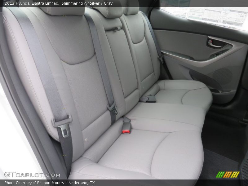 Shimmering Air Silver / Gray 2013 Hyundai Elantra Limited