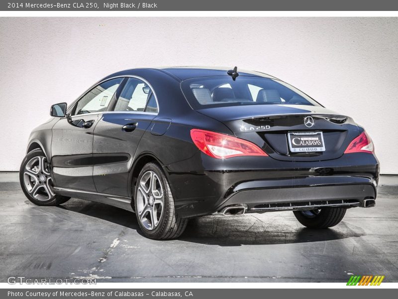 Night Black / Black 2014 Mercedes-Benz CLA 250
