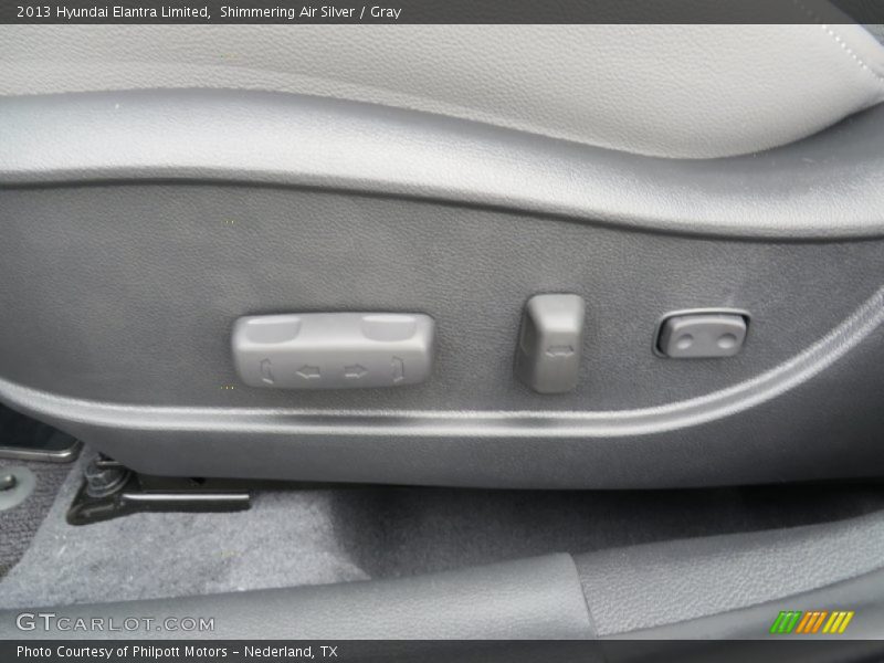 Shimmering Air Silver / Gray 2013 Hyundai Elantra Limited