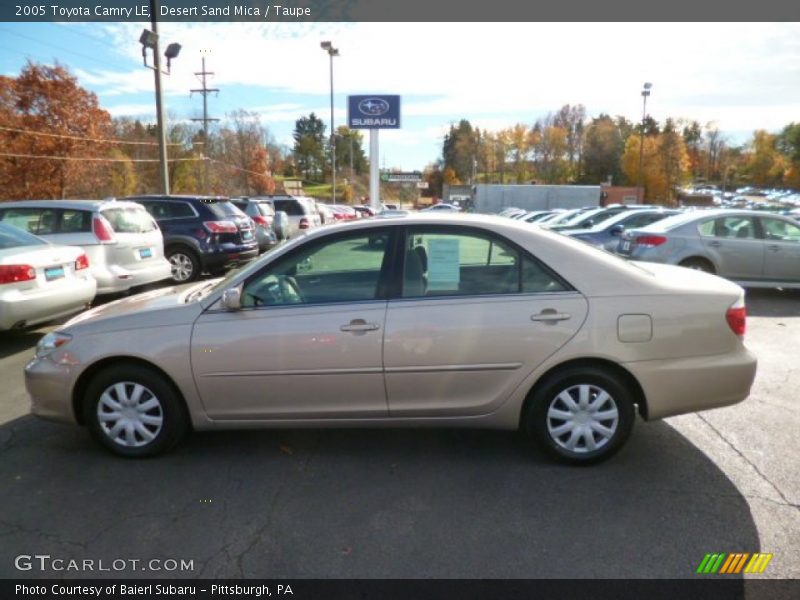 Desert Sand Mica / Taupe 2005 Toyota Camry LE
