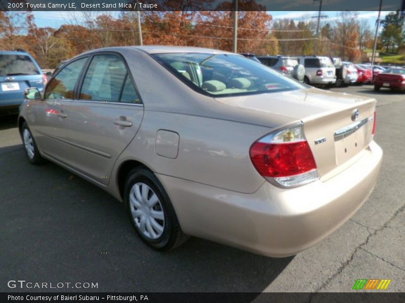Desert Sand Mica / Taupe 2005 Toyota Camry LE
