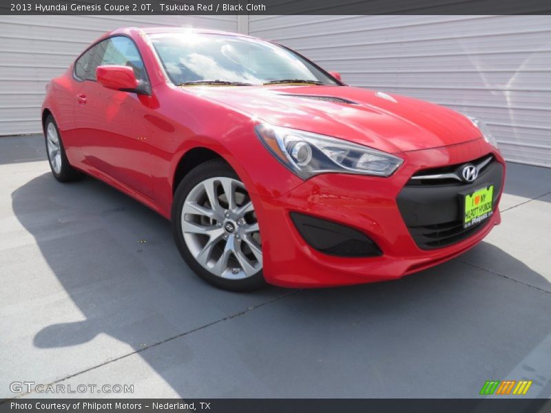 Tsukuba Red / Black Cloth 2013 Hyundai Genesis Coupe 2.0T
