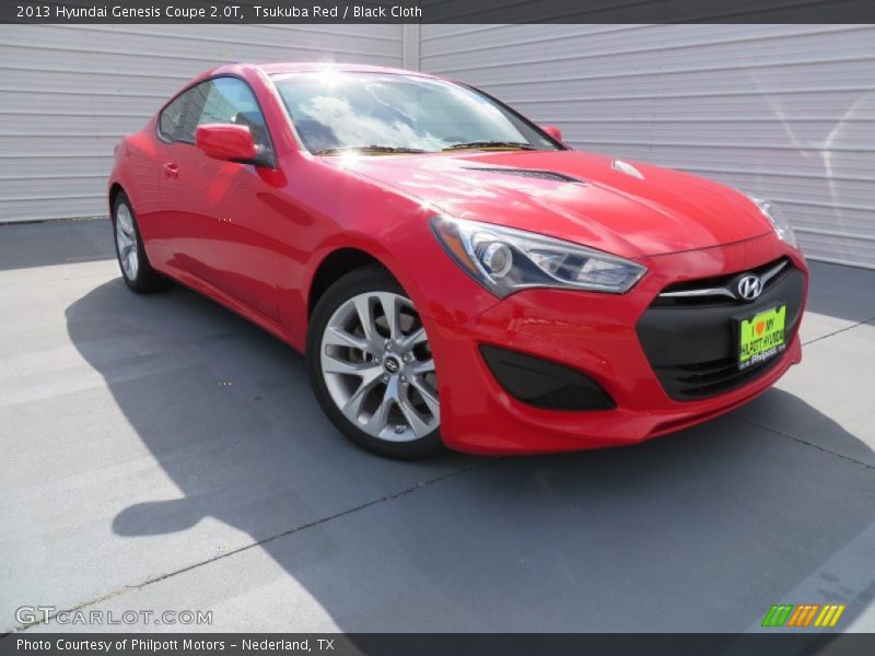 Tsukuba Red / Black Cloth 2013 Hyundai Genesis Coupe 2.0T