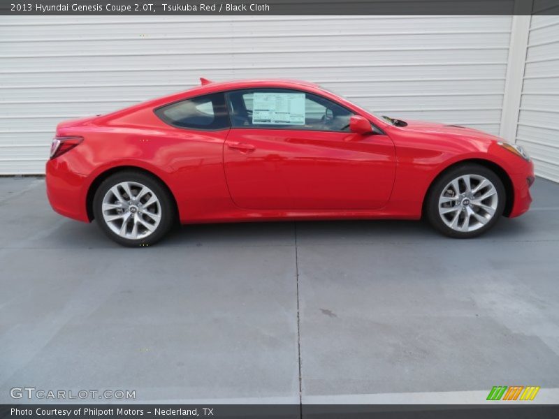 Tsukuba Red / Black Cloth 2013 Hyundai Genesis Coupe 2.0T