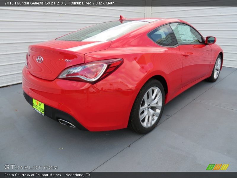 Tsukuba Red / Black Cloth 2013 Hyundai Genesis Coupe 2.0T