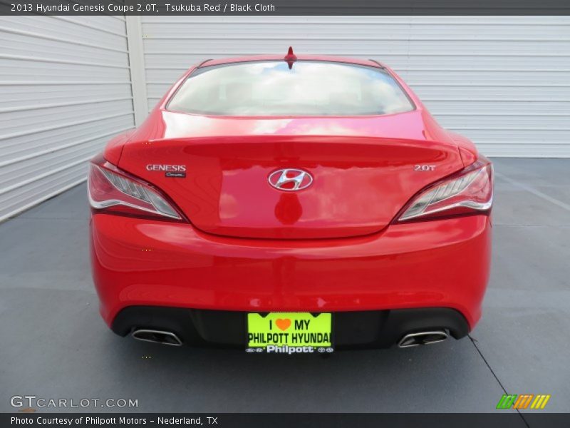 Tsukuba Red / Black Cloth 2013 Hyundai Genesis Coupe 2.0T