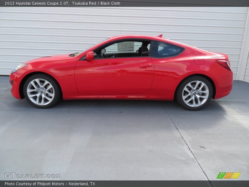 Tsukuba Red / Black Cloth 2013 Hyundai Genesis Coupe 2.0T