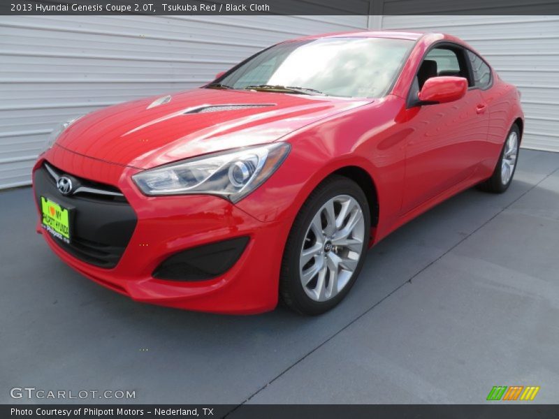 Tsukuba Red / Black Cloth 2013 Hyundai Genesis Coupe 2.0T