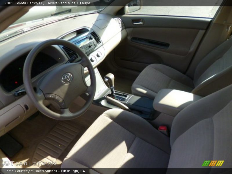 Desert Sand Mica / Taupe 2005 Toyota Camry LE