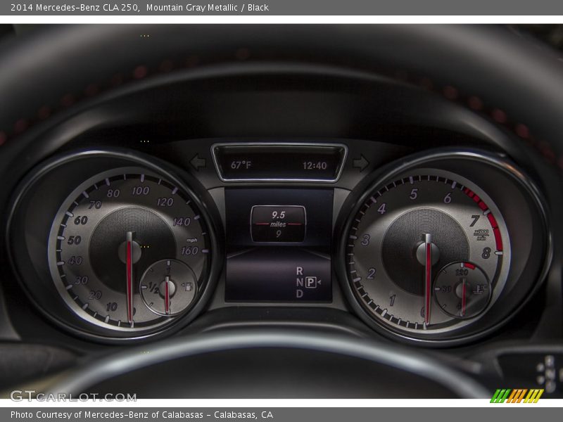 Mountain Gray Metallic / Black 2014 Mercedes-Benz CLA 250