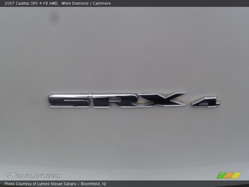 White Diamond / Cashmere 2007 Cadillac SRX 4 V8 AWD
