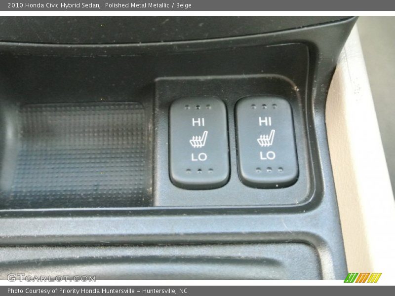 Polished Metal Metallic / Beige 2010 Honda Civic Hybrid Sedan