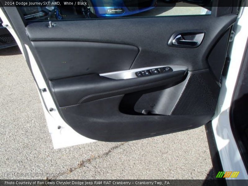 White / Black 2014 Dodge Journey SXT AWD