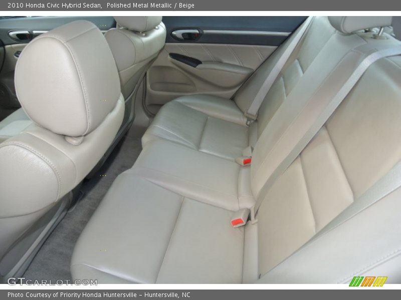 Polished Metal Metallic / Beige 2010 Honda Civic Hybrid Sedan