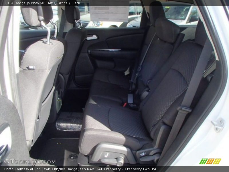 White / Black 2014 Dodge Journey SXT AWD
