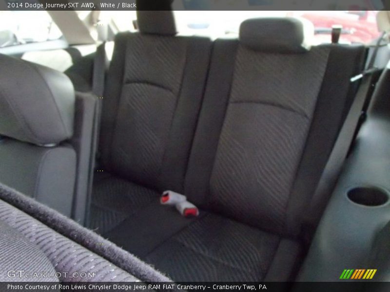 White / Black 2014 Dodge Journey SXT AWD