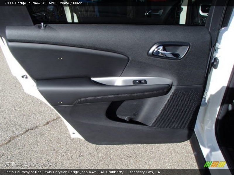 White / Black 2014 Dodge Journey SXT AWD